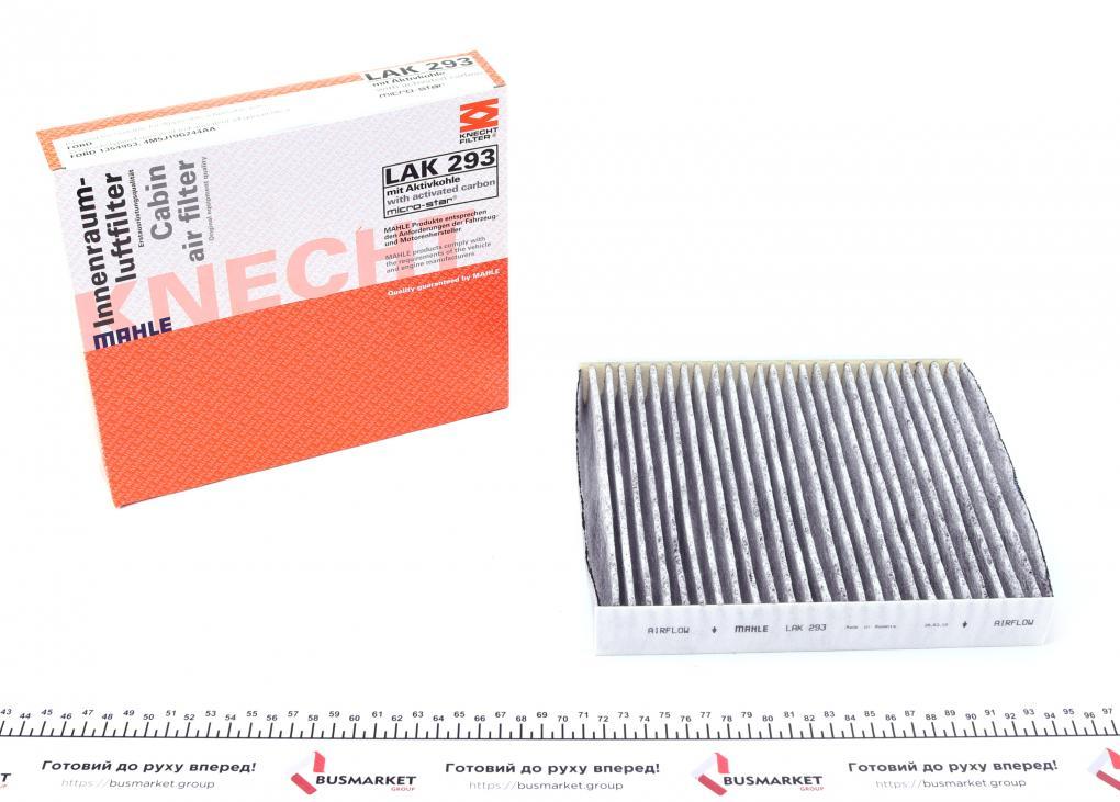 Фільтр салону Ford Focus 1.6i-2.0TDCI 04- (вугільний) KNECHT LAK 293 UA62, фото 1