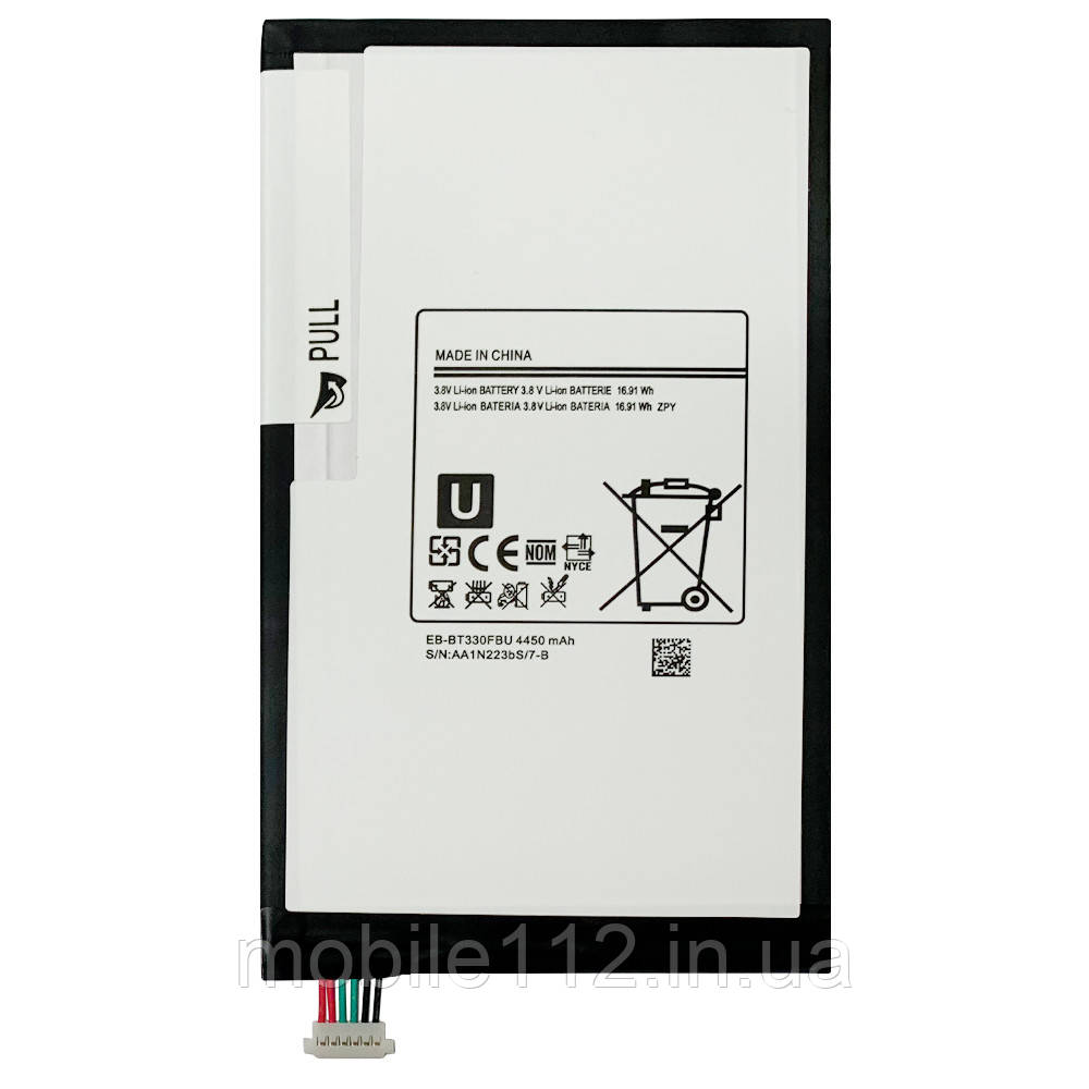 Батарея (акумулятор) Samsung EB-BT330FBU оригінал Китай Galaxy Tab 4 8.0" T330 T331 T335 T338 4450mAh Розпродаж, фото 1