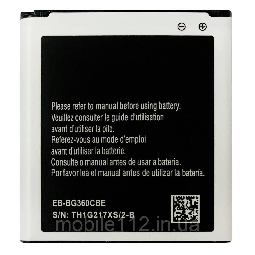 Батарея (акумулятор) Samsung EB-BG360CBE якість AAA Galaxy Core Prime G360H G361H, Galaxy J2 2015 J200H, фото 1