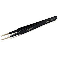 Пінцет Mechanic ESD-13 прямий тупий, антистатичний, 120 мм