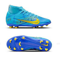 Бутсы детские Nike JR Mercurial Superfly 9 Club KM FG/MG DO9789-400 (DO9789-400). Футбольные бутсы для детей.