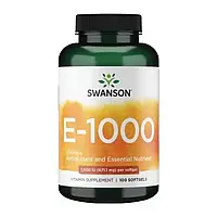 Витамин Е Swanson Vitamin E-1000 100 капс. ( 671,1 мг )