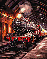 Картина за номерами 40×50 см Kontur Потяг до Хогвартсу. Світ Гаррі Поттера DS0573