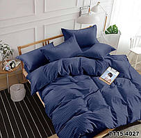"синьо" постільна білизна євро тканина мікрострайп сатин