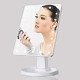 Настільне дзеркало з підсвічуванням 16 LED MIRROR iC227, фото 5