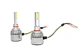 Комплект LED ламп C6 HeadLight H1 12v COB iC227, фото 4