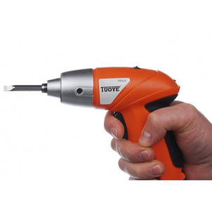 Електрична викрутка шуруповерт Tools з 4 бітами YU227, фото 3