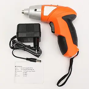 Електрична викрутка шуруповерт Tools з 4 бітами YU227, фото 5