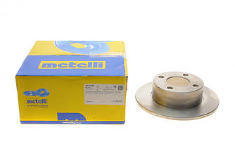 Диск гальмівний (задній) Audi 80 86-96/Audi 90 84-91/Audi 100 82-90 (245x10) (повний) METELLI 23-0185 UA62