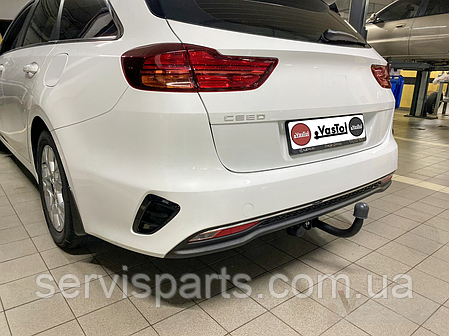 Фаркоп Kia Ceed SW 2018- (Кіа Сід CD універсал) без підрізу та зняття бампера, фото 1