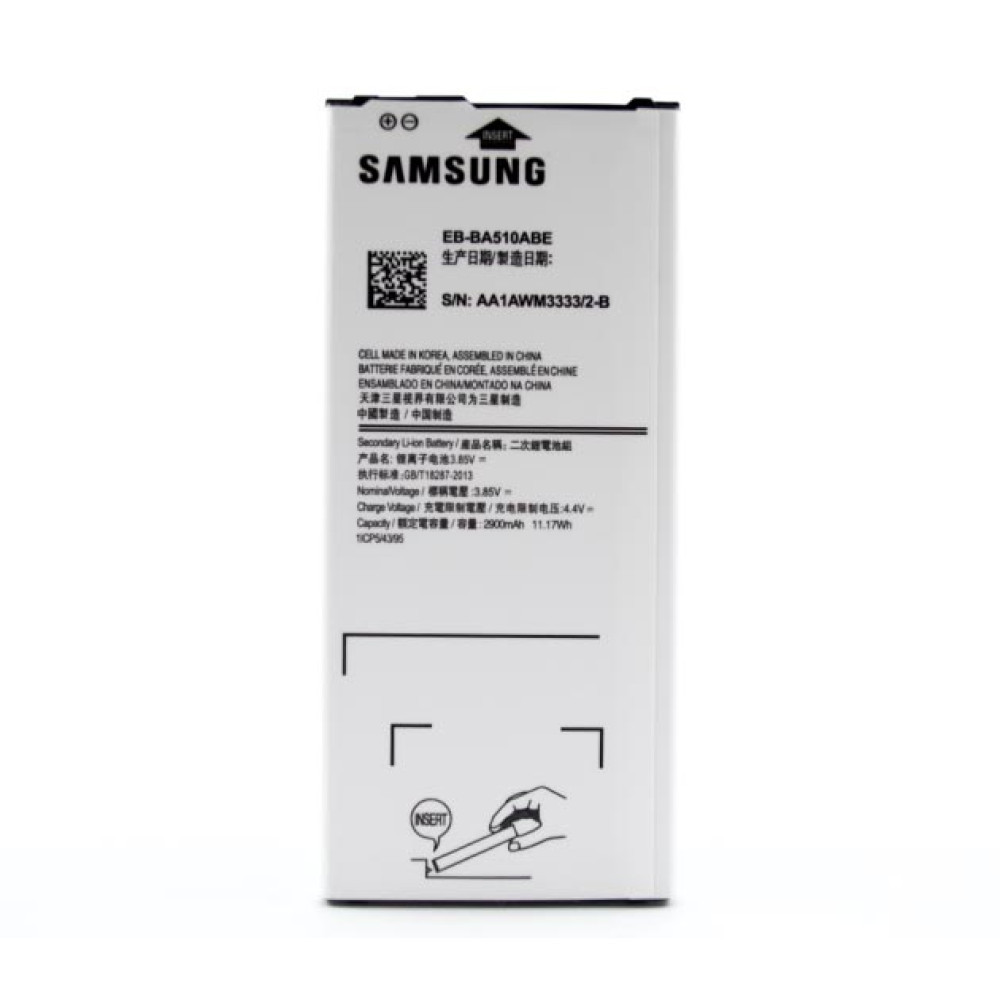 Акумулятор EB-BA510ABE для Samsung Galaxy A5 2016, A510M-DS, 2900mAh, фото 1