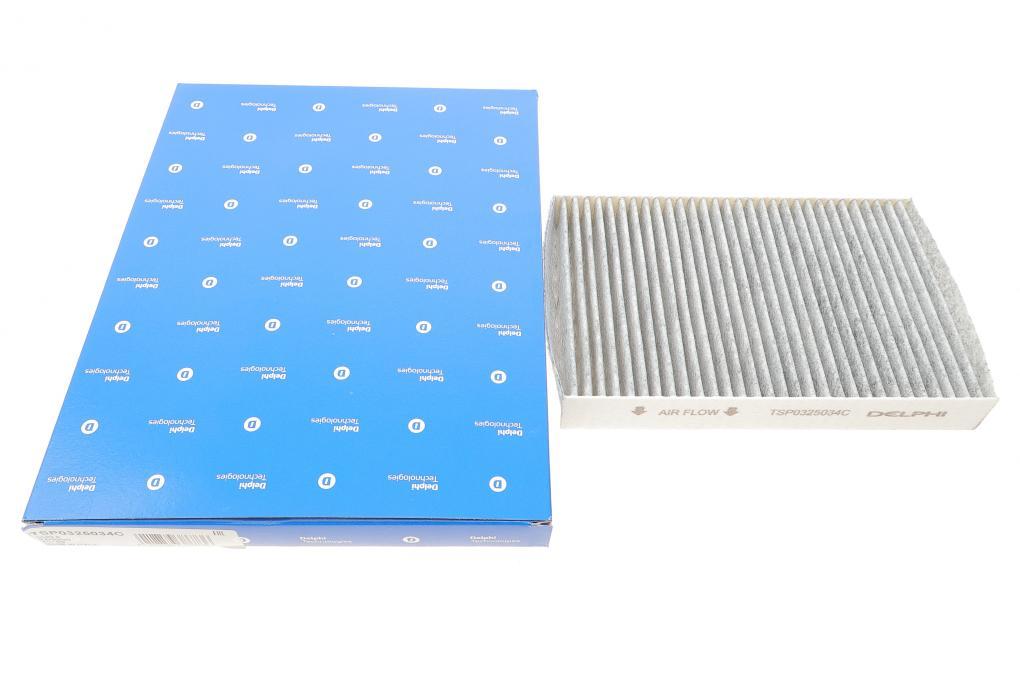 Фільтр салону Renault Kangoo 97- (вугільний) DELPHI TSP0325034C UA62, фото 1