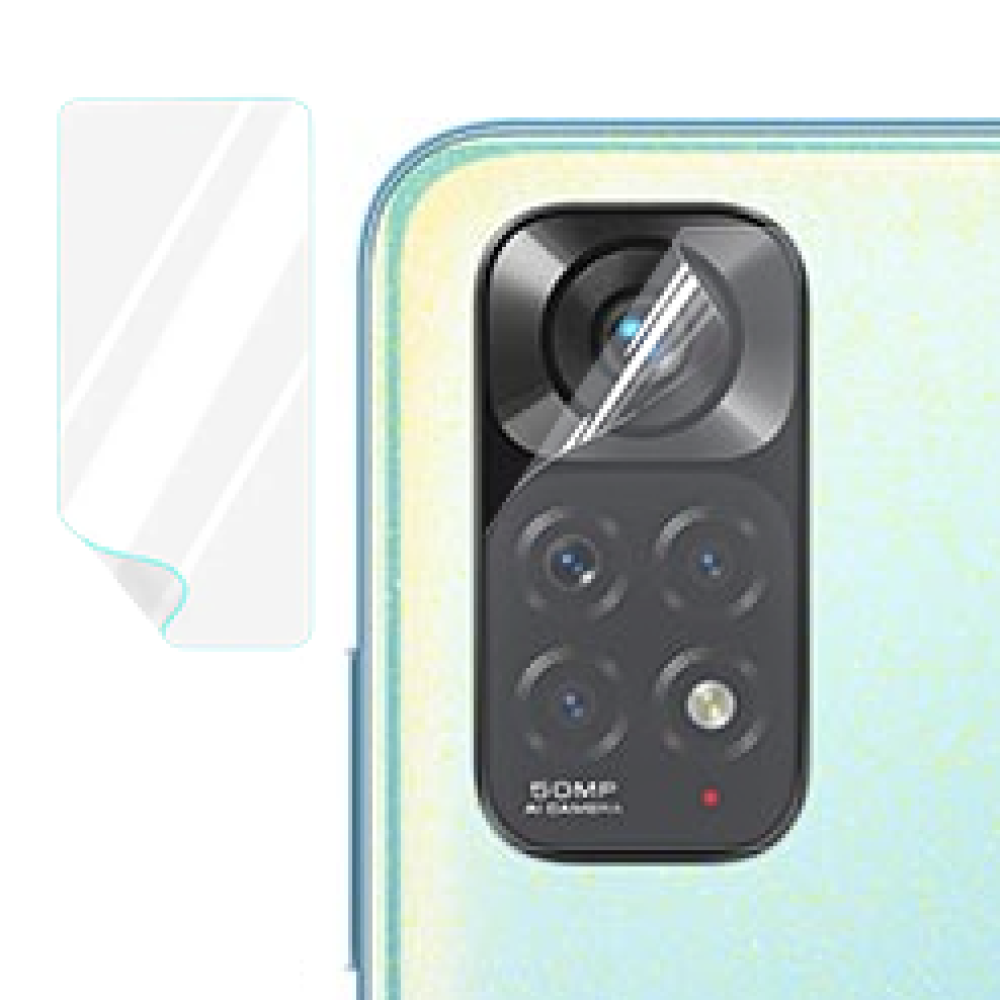 Протиударна гідрогелева плівка Hydrogel Film для Xiaomi Redmi Note 11 на камеру 3 шт, Transparent