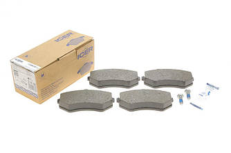 Колодки гальмівні (передні) Audi 80/90/100/200 77-96/VW Passat B3/B4 88-97 ICER 180835-700 UA62