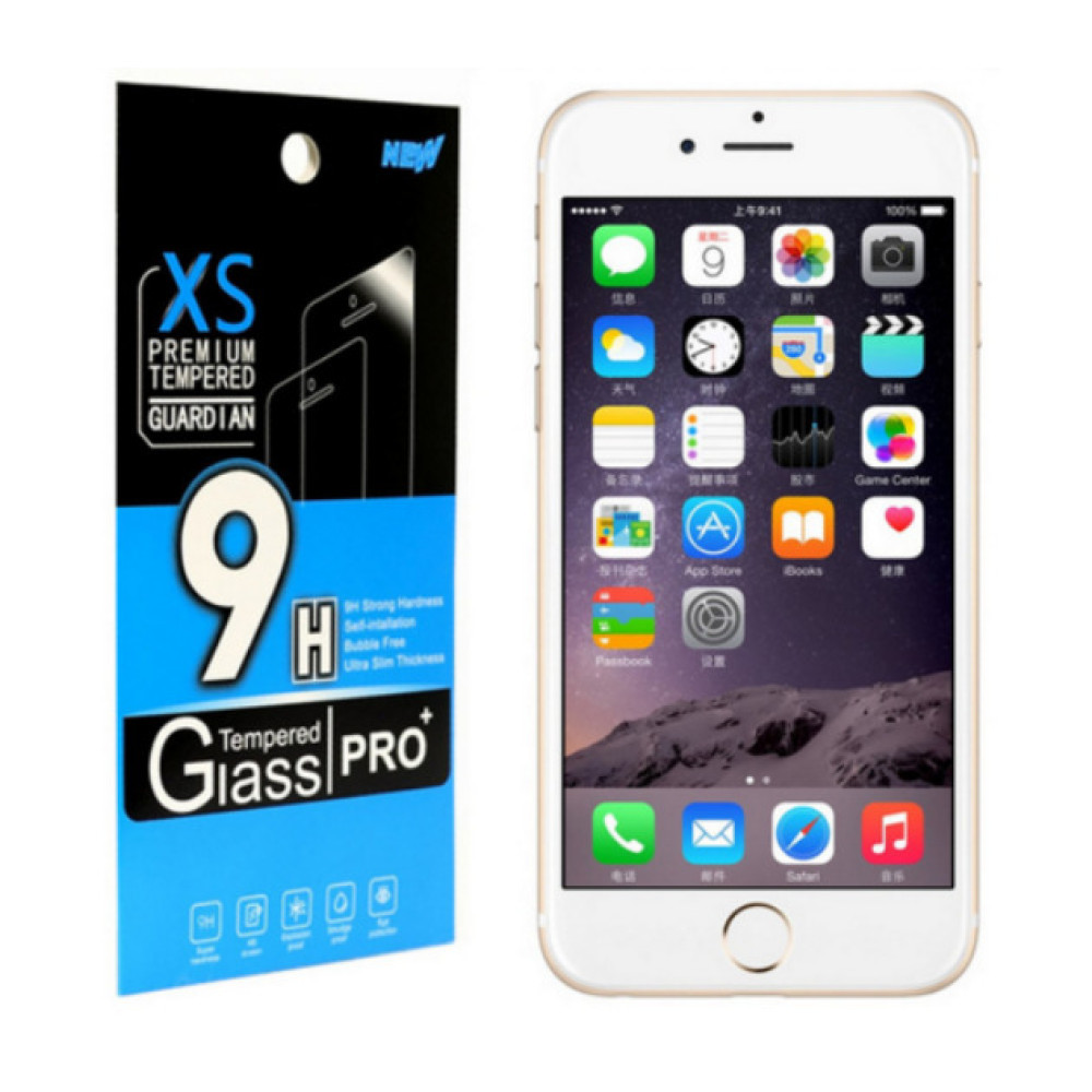 Захисне скло Tempered Glass 0.3мм, щільність 9H, для iPhone 6 plus