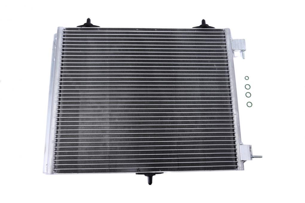 Радіатор кондиціонера (з осушувачем) Citroen C3/Peugeot 207/208 1.0-1.6/1.6HDi 02- VALEO 814095 UA61, фото 1