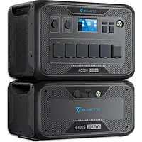 Зарядная станция BLUETTI AC500 5000W + B300S Black 3072Wh, 853333mAh