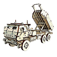 Механічний дерев'яний 3D пазл SUNROZ HIMARS. УКРАЇНСЬКА ХИМЕРА 272 ел. (SUN1742)