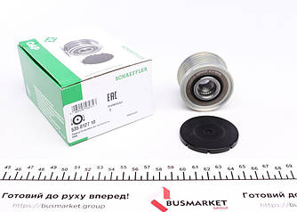 Шків генератора BMW 6 (E63)/7 (E65/E66/E67) 04-10, N42/N46/N52/N53 INA 535 0127 10 UA62