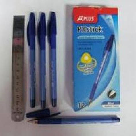 Ручка масл Beifa A plus KA124200 (1mm) тригранна/12уп,144бл, фото 2