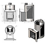 Каменка Магія 25 кВт 235 мм Нерж.топка , фото 4