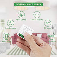 Беспроводной умный Wi-Fi выключатель реле Smart Switch 16А оригинал