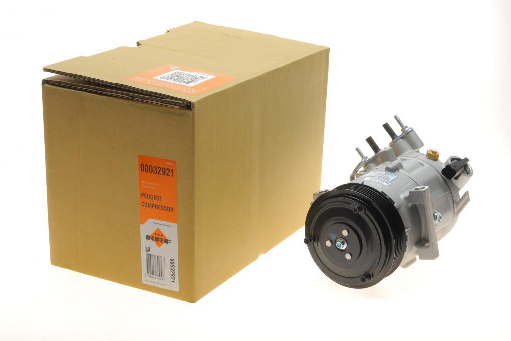 Компресор кондиціонера Citroen Berlingo/Peugeot Partner/Opel Combo 1.2-1.5D 18- NRF 32921 UA62, фото 1