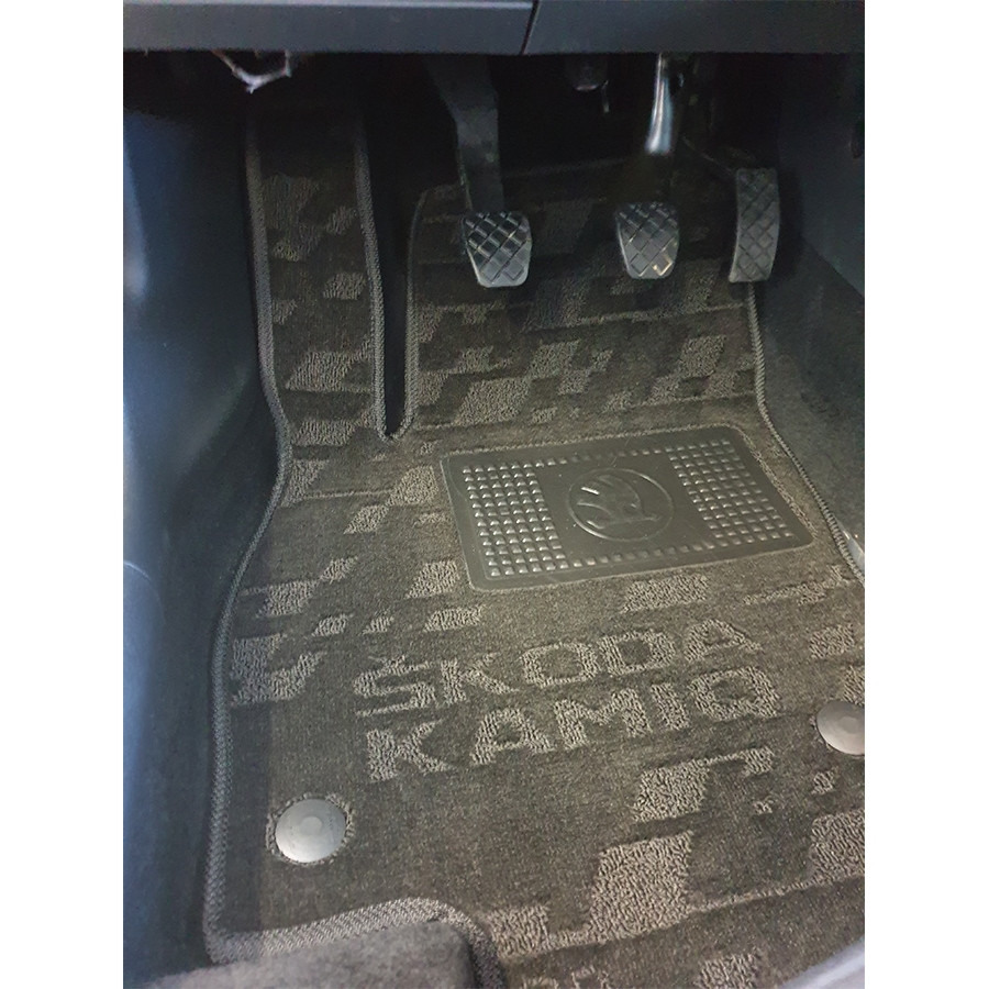 Автокилимки ворсові в салон SKODA Kamiq комплект текстильних килимків для автомобіля