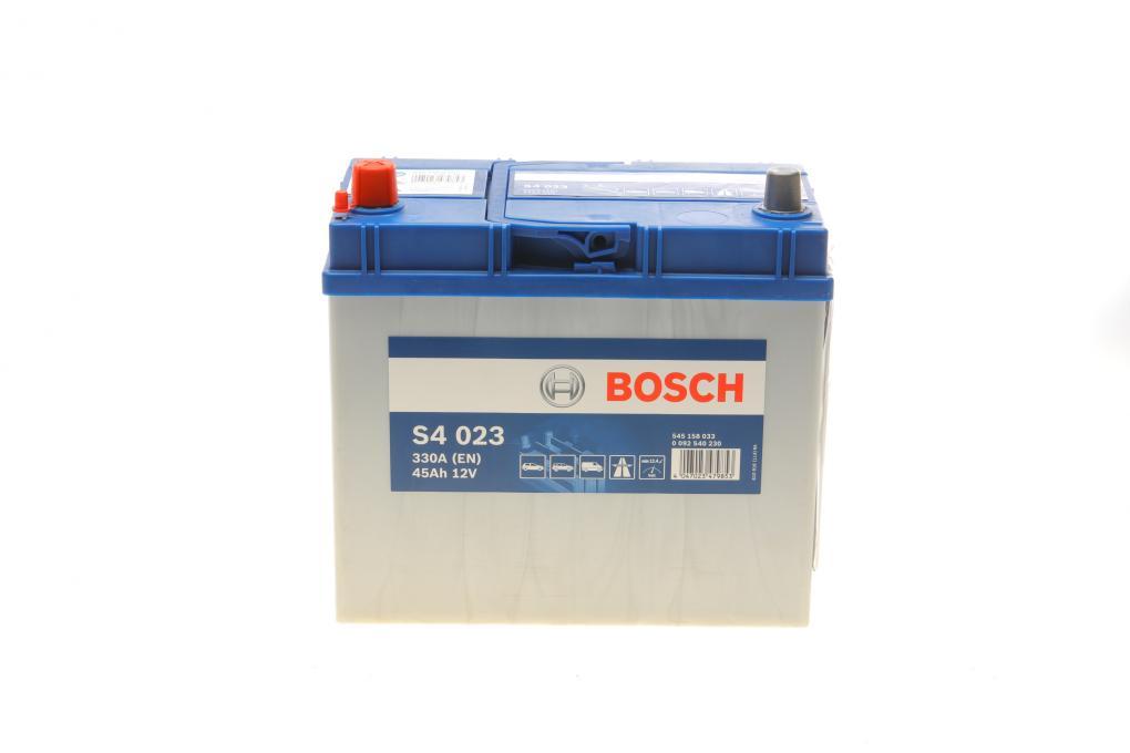 Акумуляторна батарея 45Ah/330A (238x129x227/+L/B00) Азія BOSCH 0 092 S40 230 UA62