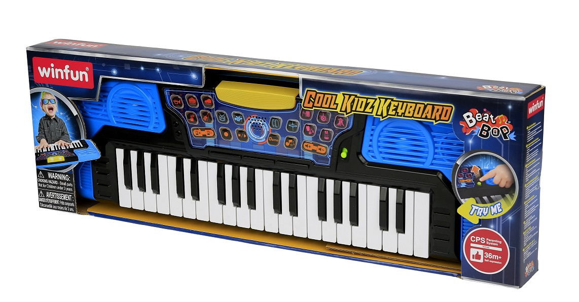 Синтезатор 2084A-NL (6шт) 55см, 37 клавіш, муз, світло, демо, на бат-ці, в кор-ці 57-20-5см