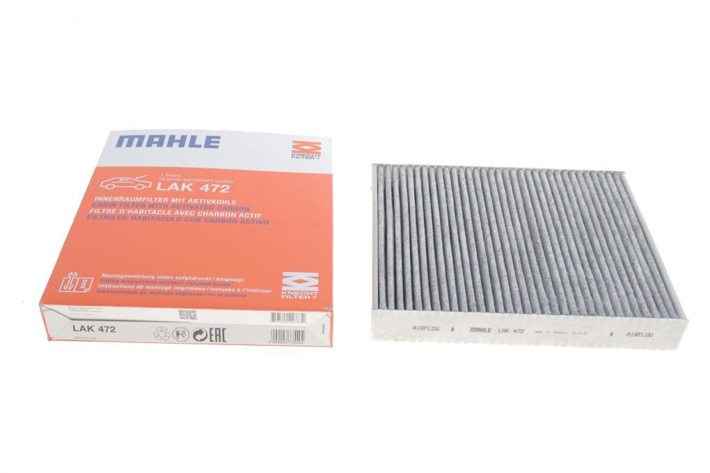 Фільтр салону Chevrolet Aveo (T300) 11-/ Opel Astra J 09- (вугільний) KNECHT LAK 472 UA62, фото 1