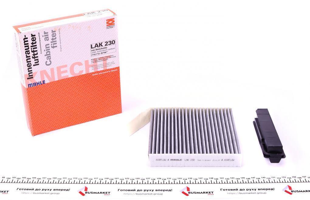 Фільтр салону Renault Clio/Dacia Logan 04- (вугільний) KNECHT LAK 230 UA62, фото 1
