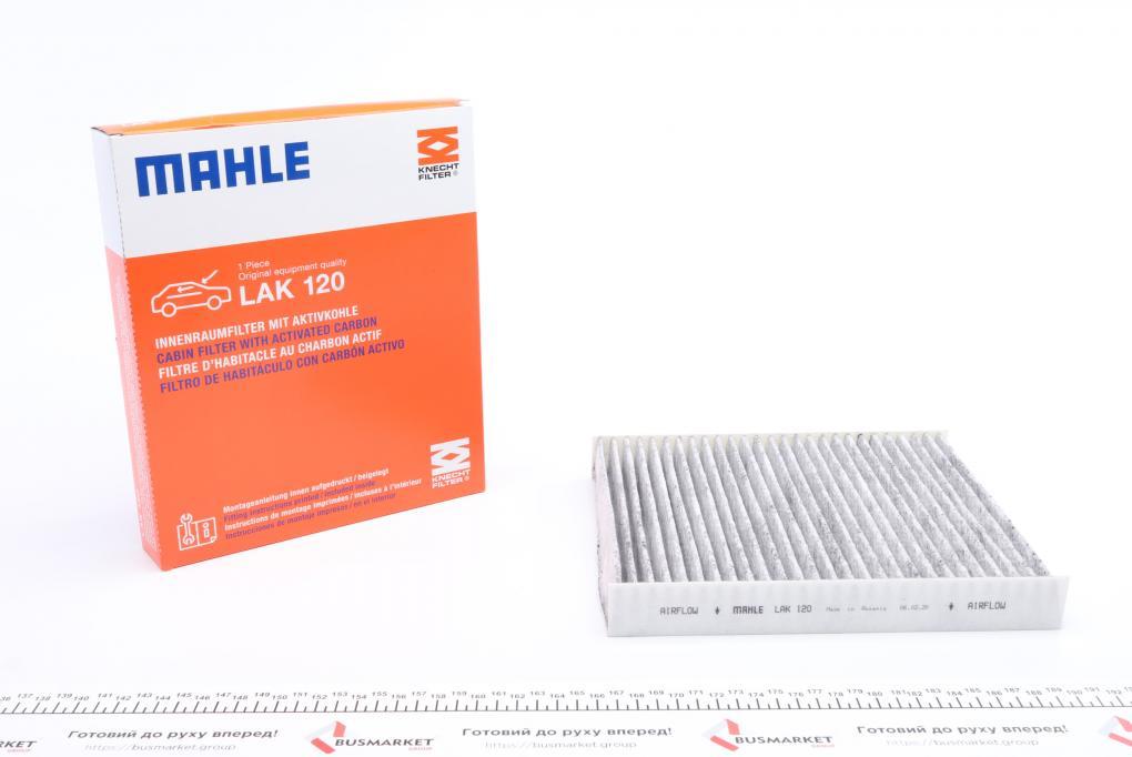 Фільтр салону Skoda Fabia/Roomster/VW Polo 99-10 (вугільний) KNECHT LAK 120 UA62, фото 1