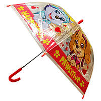 Зонт детский Paw Patrol PL82131 прозрачный купол, пласт спицы, длина 67 см gr