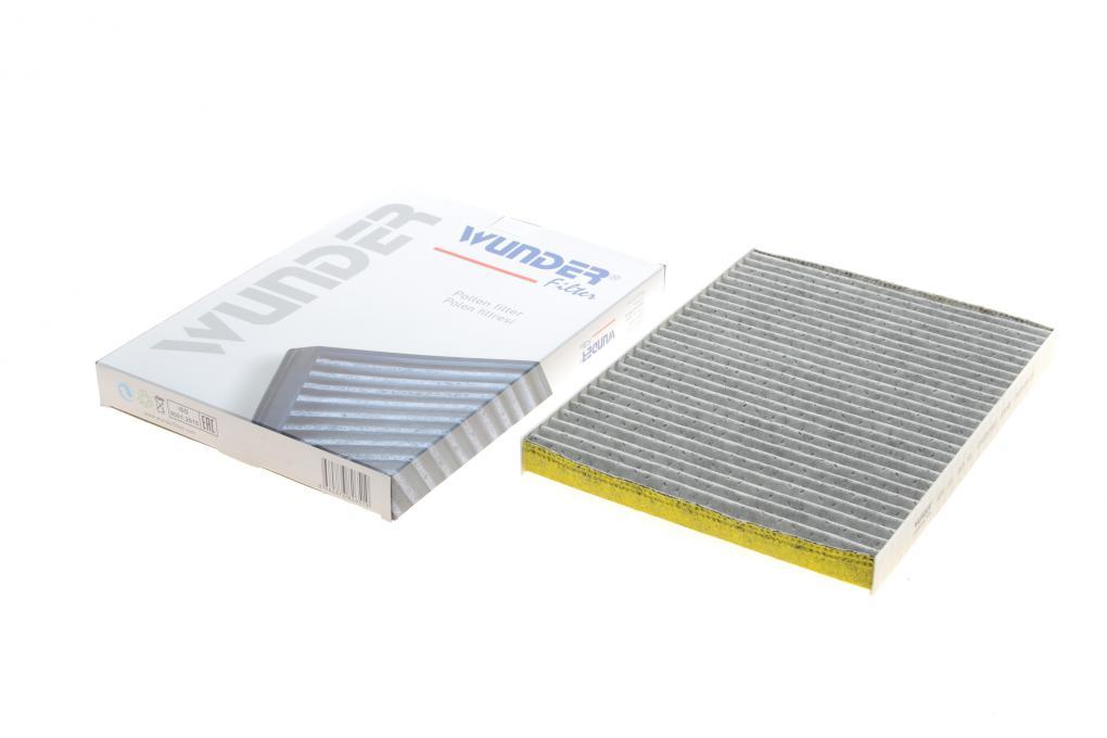 Фільтр салону VW Golf 1.6/1.8/1.9SDI/1.9TDI/2.0-16V 97- (вугільний) WUNDER FILTER WPK 101 UA62, фото 1