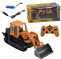 Екскаватор на радіокеруванні A 8863-74 з підсвіткою і звуком у коробці