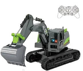 Екскаватор на радіокеруванні A 8864-135 з підсвіткою масштаб 1:12 в коробці