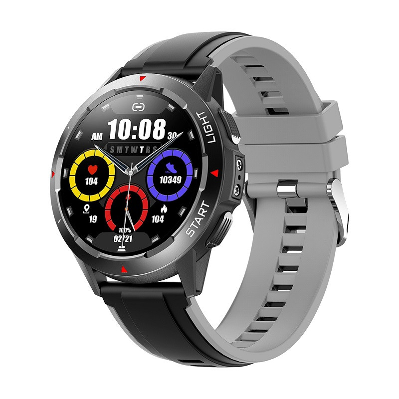 Розумний годинник Lemfo NY28 з вимірюванням пульсу та кисню в крові (Чорний), фото 1