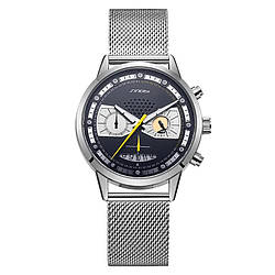 Чоловічий годинник Sinobi S9814G (11S9814G01) (Сріблястий)