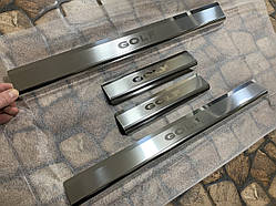 Накладки на пороги Volkswagen GOLF VII з 2012 р. (Premium)