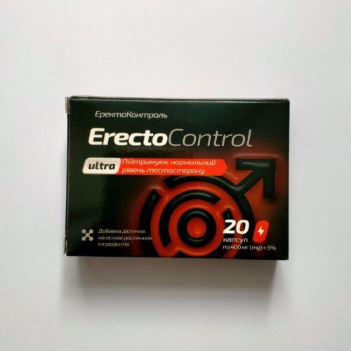 ErectoControl (ЕректоКонтроль) натуральний засіб для чоловіків, 20 капс