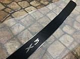 Накладка на бампер для BMW X3 II (F25) з 2010 р. (Carbon), фото 8