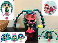 L.O.L. Surprise! Hairvibes Dolls Scuba babe with 15 Surprises & Mix & Match Hairpieces кукла лол хеирвайбс