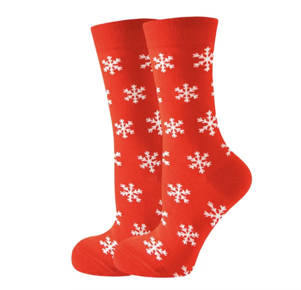 Новорічні шкарпетки для подарунків чоловічі / жіночі Теплі шкарпетки для всієї родини з новорічним принтом