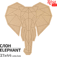 Основание для декорирования панно-мозаика Слон 1 МДФ 37х44см ROSA TALENT