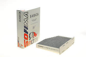 Фільтр салону Audi A3/Q3/Skoda Octavia/SuperB/VW Caddy/Golf/Passat/Touran 03- (вугільний) S 4124 CA UA62