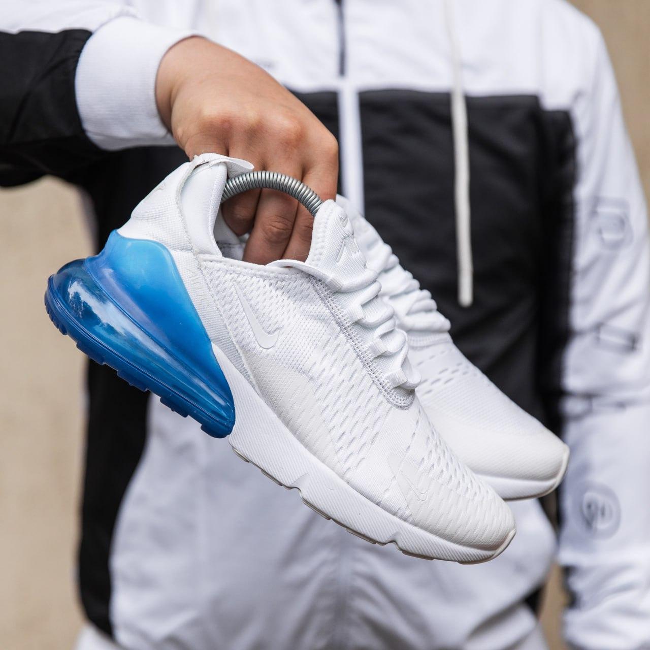 White blue cheap nike 270