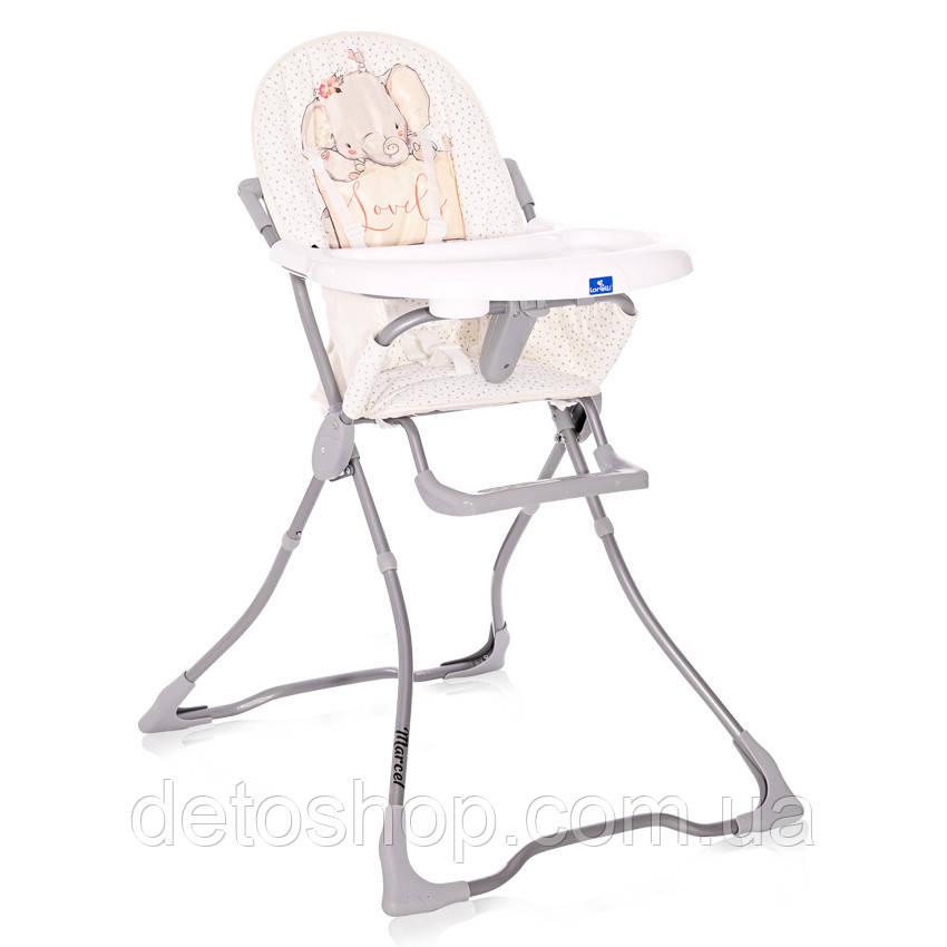 Стільчик для годування Lorelli MARCEL grey elephant