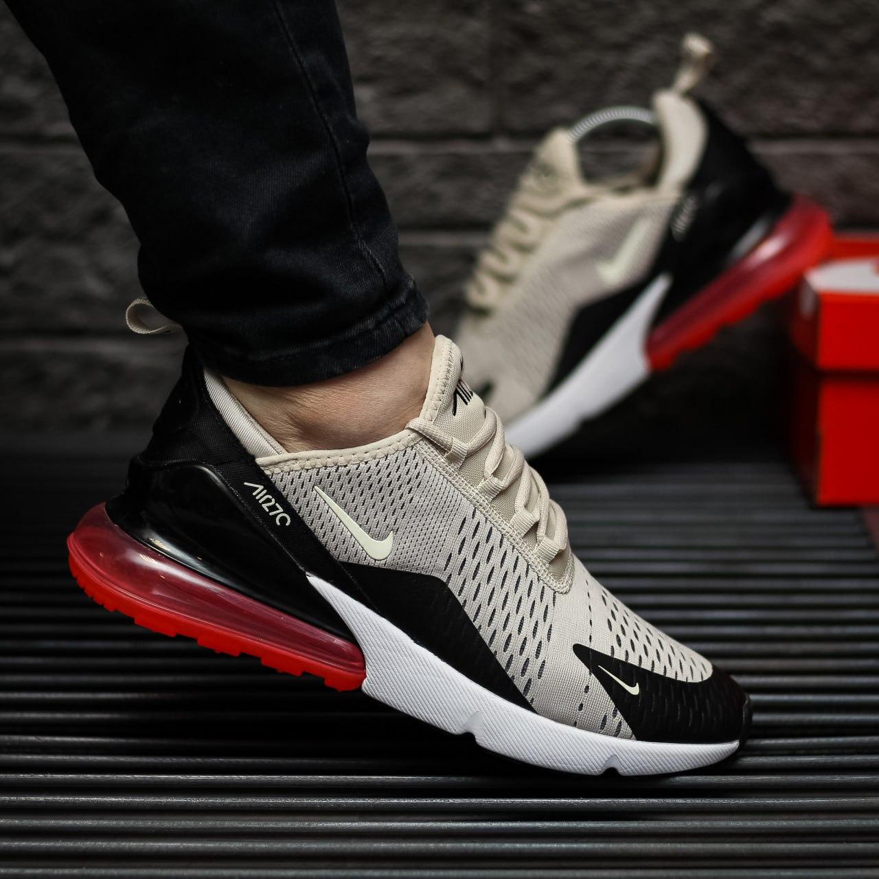 Nike Air Max 270 Light Bone Hot Punch ID