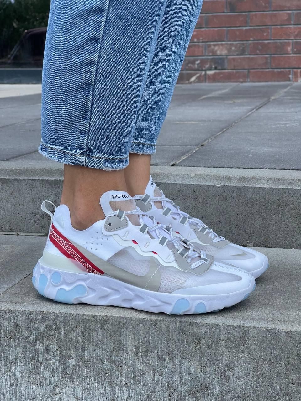 Nike React Element 87 Sail Light Bone ID